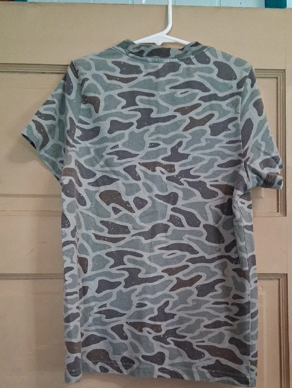 BURLEBO Green Retro Camo Tee - Picture 3 of 5